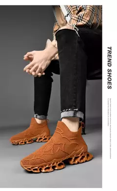 Tênis de corrida respirável masculino e feminino, tênis casual, tênis, corri - comprar online