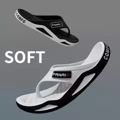 Chinelos confortáveis masculinos, sandálias de praia, sapatos casuais, chinelo - Vs-shop