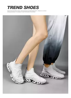Tênis de corrida respirável masculino e feminino, tênis casual, tênis, corri - Vs-shop