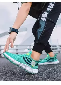 Tênis respiráveis para homens e mulheres, Sapatos de corrida confortáveis, Sa