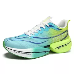 Tênis de corrida masculino respirável confortável sapatos esportivos ao ar li - loja online