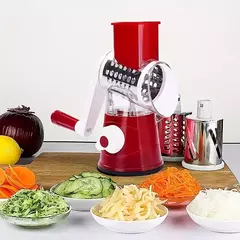 Cortador e fatiador de vegetais manual, máquina picador de queijo de cozinha co