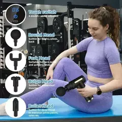 Usb mini pistola de massagem fáscia máquina relaxamento muscular vibratório h - Vs-shop