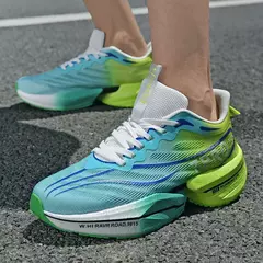 Tênis de corrida masculino respirável confortável sapatos esportivos ao ar li - comprar online