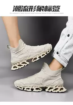 Tênis de corrida respirável masculino e feminino, tênis casual, tênis, corri - comprar online