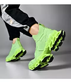 Imagem do Tênis de corrida respirável masculino e feminino, tênis casual, tênis, corri