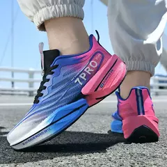 Tênis de corrida masculino respirável confortável sapatos esportivos ao ar li na internet