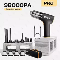SZUK-Mini Poderoso Aspirador de Carro, Poderosa Máquina de Limpeza, Sucção Fo - loja online
