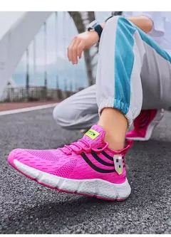 Tênis respiráveis para homens e mulheres, Sapatos de corrida confortáveis, Sa na internet