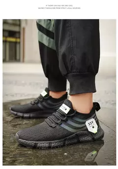 Tênis respiráveis para homens e mulheres, Sapatos de corrida confortáveis, Sa