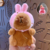 LLAVERO PELUCHE CAPIBARA C/ACCESORIO X4U