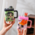 TAZA DE CERAMICA CON TAPA CHICAS SUPERPODEROSAS 450ML - comprar online