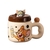 TAZA DE CERAMICA CON TAPA TOM Y JERRY 560ML - Jadys Shop SRL