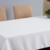 Toalha de Mesa Basic 1 Peça 1,45m x 1,40m 4 Lugares 100% Poliéster Tecido Oxford Branco na internet