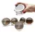 Conjunto De Porta Temperos Magnético Em Aço Inox - Praticidade para seu dia a dia! - loja online