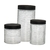 Potes de Vidro Fontana 3 Peças - Organização com estilo para sua cozinha