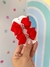 Laço Duplo Vermelho com Brilhos - comprar online