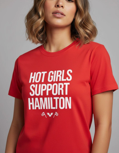 Camiseta Hot Girls Support Hamilton