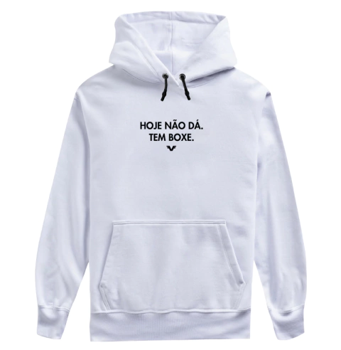 Moletom Hoje não dá. Tem Boxe. na internet
