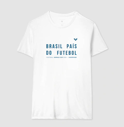 Camiseta Brasil País do Futebol - loja online
