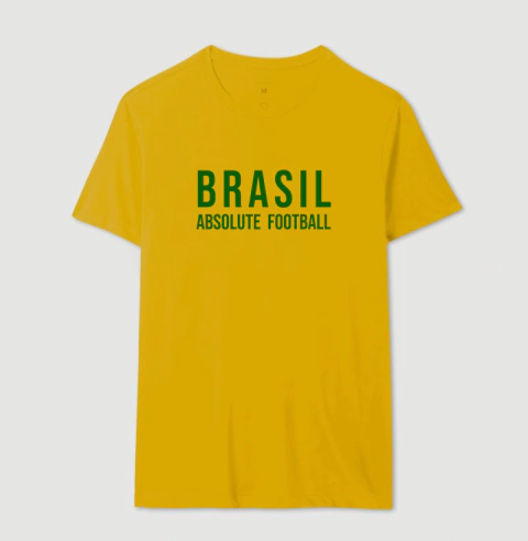 Camiseta Brasil Absolute Football - Copa do Mundo 2026 - loja online