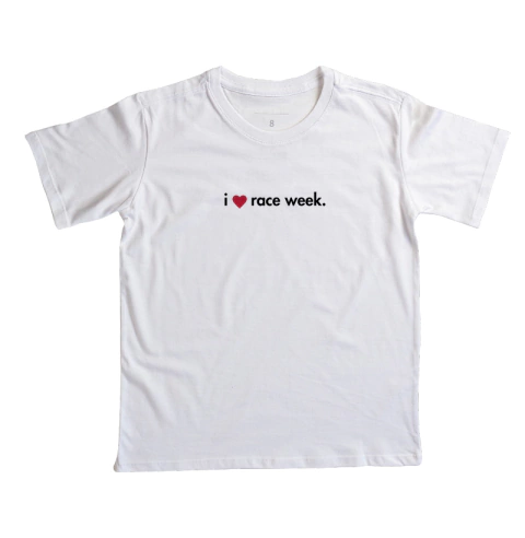 Camiseta Kids I Love Race Week - loja online