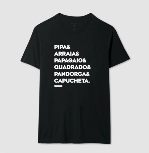 Camiseta Pipa, Arraia, Papagaio, Pandorga e Capucheta. na internet