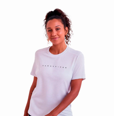 Camiseta [ Sport UV ] Vamos Viver Minimalista - loja online