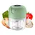 Mini Processador com 3 lâminas de aço inox Elétrico de Alimentos Portátil 25 - comprar online