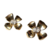 Aretes Petalos Dorados - comprar en línea