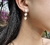 Aretes White Hearts - tienda en línea