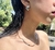 Aretes de concha plateados en internet