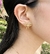 Aretes de moño textura cordón