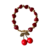 Pulsera de corazones con cereza - comprar en línea