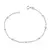 PULSEIRA PRATA COM BOLINHA 3,5MM 18CM - comprar online