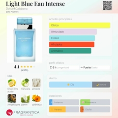 DOLCE & GABBANA LIGHT BLUE EAU INTENSE EDP 100ml