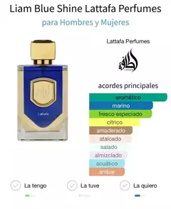 LATTAFA LIAM BLUE SHINE 100ml - comprar online