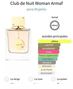 ARMAF CLUB DE NUIT WOMAN EDP 105ml - comprar online