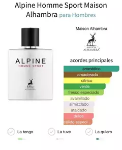 ALHAMBRA ALPINE EDP 100ml - comprar online