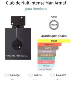 ARMAF CLUB DE NUIT INTENSE EDT 105ml - comprar online
