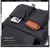 Bolsa de ombro masculina sólida impermeável firme snap multi-bolso casual cros