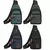 Imagem do Bolsa de ombro masculina para lazer ao ar livre, caminhada, bicicleta, bolsa crossfit