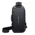Mochila Anti-Furto com Senha USB Slim Bag tiracolo de couro - comprar online