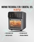 HORNO FREIDORA 2 EN 1 DIGITAL 12L