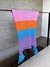 Bufanda mohair - VIOLETA TURQUESA NARANJA ROSA - comprar online