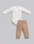 Conjunto Bebê Menina - Body + Calça | Molecotton - Anjos Baby Chic