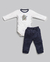Conjunto Bebê Menino - Body + Calça | Moletom - Anjos Baby