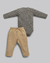 Conjunto Bebê Menino - Body + Calça | Moletinho - Anjos Baby - Auré Kids