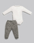 Conjunto Bebê Menino - Body + Calça | Malha - Anjos Baby - Auré Kids
