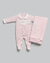 Saída Maternidade Bebê Menina Malha Tricot - Anjos Baby Chic